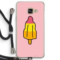 Raketijsje: Samsung Galaxy A3 (2016) Transparant Hoesje met koord