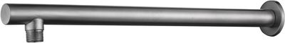 Saqu Essential douchearm recht muurbevestiging 41cm RVS