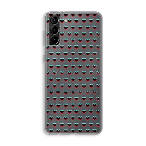 Hartjes: Samsung Galaxy S21 Plus Transparant Hoesje