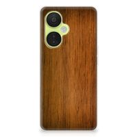 OnePlus Nord CE 3 Lite Bumper Hoesje Donker Hout