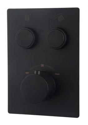 Wiesbaden Caral KLIK afbouwdeel therm. 2 weg mat-zwart Wiesbaden Caral KLIK afbouwdeel therm. 2 weg mat-zwart