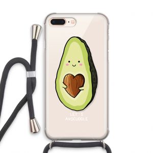Avocuddle: iPhone 7 PLUS Transparant Hoesje met koord