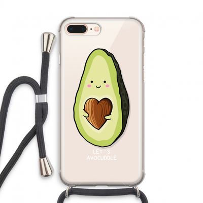 Avocuddle: iPhone 7 PLUS Transparant Hoesje met koord