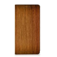 Samsung Galaxy S24 Book | Wallet Case | Donker Hout