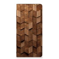Book Wallet Case voor Samsung Galaxy A33 5G Wooden Cubes