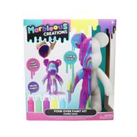 Marble Bear gietverf set - 25 cm Marble Bear gietverf set - 25 cm