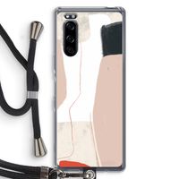 Lava: Sony Xperia 5 Transparant Hoesje met koord