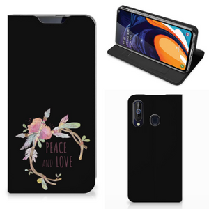 Samsung Galaxy A60 Magnet Case Boho Text