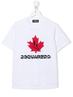 DSQUARED2 KIDS t-shirt à logo imprimé - Blanc - thumbnail