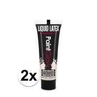 2x Vloeibare latex make up tube 20ml   -