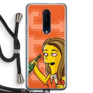 Jamie Lee Simpson: OnePlus 7 Pro Transparant Hoesje met koord