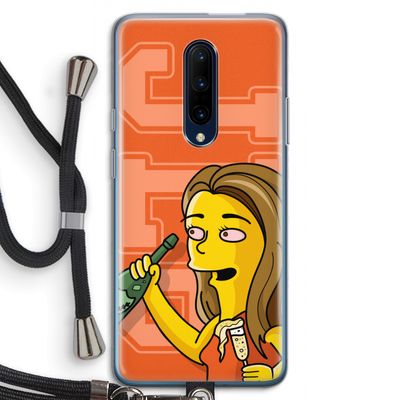 Jamie Lee Simpson: OnePlus 7 Pro Transparant Hoesje met koord