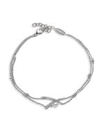 Yoko London bracelet Sleek en or blanc 18ct orné de perles akoya et diamants - Argent - thumbnail