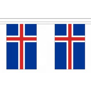 Polyester vlaggenlijn IJsland   -