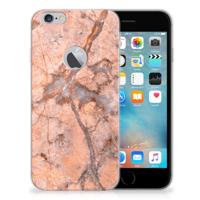 Apple iPhone 6 Plus | 6s Plus | TPU | Siliconen hoesje | Marmer Oranje