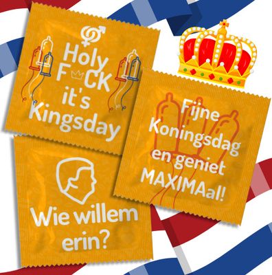 Condoom Anoniem Koningsdag Condooms - 3 Stuks