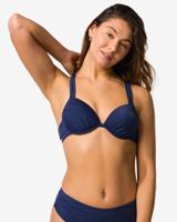 HEMA Damesbikinitop Isa push-up donkerblauw (donkerblauw)