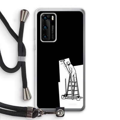 Musketon Painter: Huawei P40 Transparant Hoesje met koord
