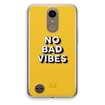 No Bad Vibes: LG K10 (2017) Transparant Hoesje