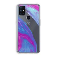 Zweverige regenboog: OnePlus Nord N10 5G Transparant Hoesje