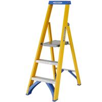 Fiberglass Trap Werner platform stepladder | 1x3 - 7170318