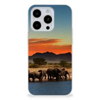 iPhone 15 Pro Max | TPU Hoesje | Olifanten