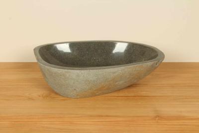 Flussstein Waschbecken RL040334, 54x34x15 cm Flussstein Waschbecken RL040334, 54x34x15 cm