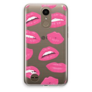 Bite my lip: LG K10 (2017) Transparant Hoesje