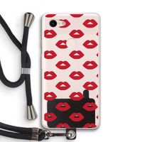 Lips: Pixel 3 XL Transparant Hoesje met koord