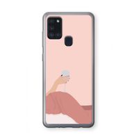 Wine: Samsung Galaxy A21s Transparant Hoesje