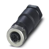 Phoenix Contact 1404642 Sensor/actuator connector, niet geassembleerd M12 Aantal polen (sensoren): 4 Bus, recht 1 stuk(s) - thumbnail