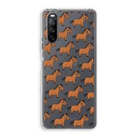 Pony: Sony Xperia 10 III Transparant Hoesje