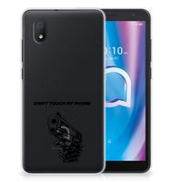 Alcatel 1B (2020) Silicone-hoesje Gun Don't Touch My Phone