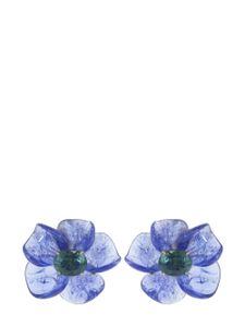 Irene Neuwirth puces d'oreilles Tropical Flower en or rose 18ct à ornements