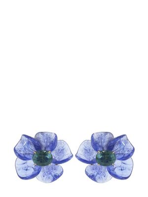 Irene Neuwirth puces d'oreilles Tropical Flower en or rose 18ct à ornements