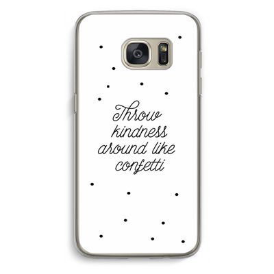 Confetti: Samsung Galaxy S7 Transparant Hoesje