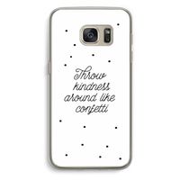 Confetti: Samsung Galaxy S7 Transparant Hoesje