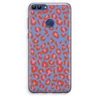 Leopard blue: Huawei P Smart (2018) Transparant Hoesje