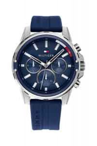 Horlogeband Tommy Hilfiger TH-95-1-14-2928 / TH679302569 Rubber Blauw 20mm