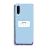 Reminder: Huawei P30 Transparant Hoesje