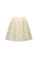 Le Chic Zomer rok meisjes Off wit - tule bloemen - Twilight