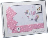 Gamberritos beddenset eenhoorn junior 80 x 120 cm katoen - thumbnail