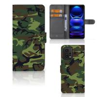 Xiaomi Redmi Note 12 5G | Poco X5 | Telefoon Hoesje | Army Dark