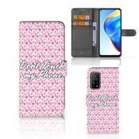 Xiaomi Mi 10T Pro | Mi 10T Portemonnee Hoesje Flowers Pink DTMP - thumbnail
