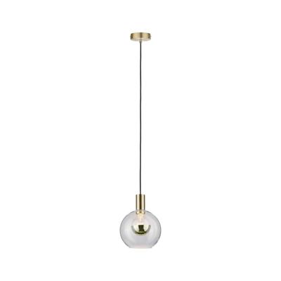 Paulmann Esben 79725 Hanglamp LED E27 20 W Transparant, Messing (geborsteld)