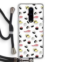 Sushi time: OnePlus 8 Transparant Hoesje met koord