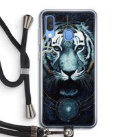 Darkness Tiger: Samsung Galaxy A40 Transparant Hoesje met koord Darkness Tiger: Samsung Galaxy A40 Transparant Hoesje met koord
