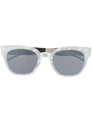 Mykita lunettes de soleil à monture d'inspiration wayfarer - Argent