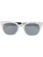 Mykita lunettes de soleil à monture d'inspiration wayfarer - Argent