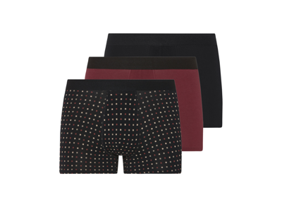 esmara Men 3 Heren boxers (Zwart/bordeaux, M)